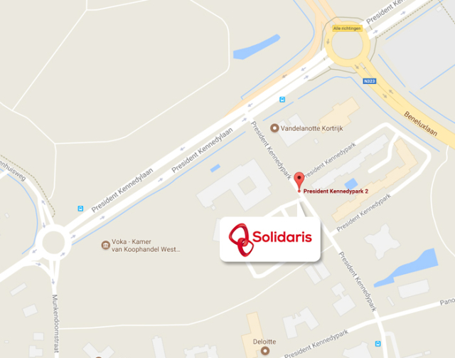 Wegbeschrijving Solidaris Kortrijk